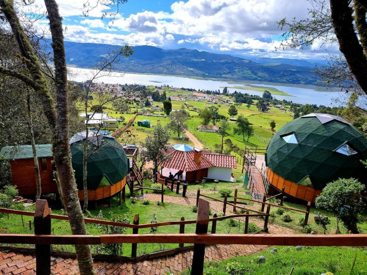 Отель Glamping Sede Campestre Mirador De Pueblo Viejo Гуатавита Экстерьер фото