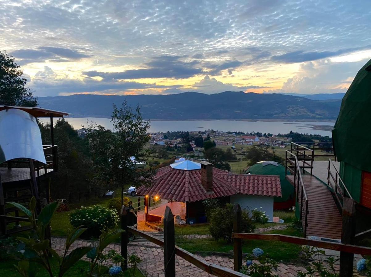 Отель Glamping Sede Campestre Mirador De Pueblo Viejo Гуатавита Экстерьер фото