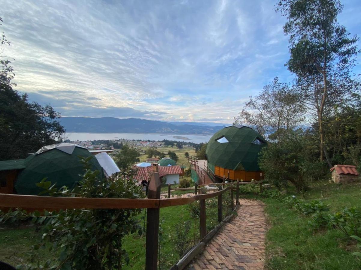 Отель Glamping Sede Campestre Mirador De Pueblo Viejo Гуатавита Экстерьер фото