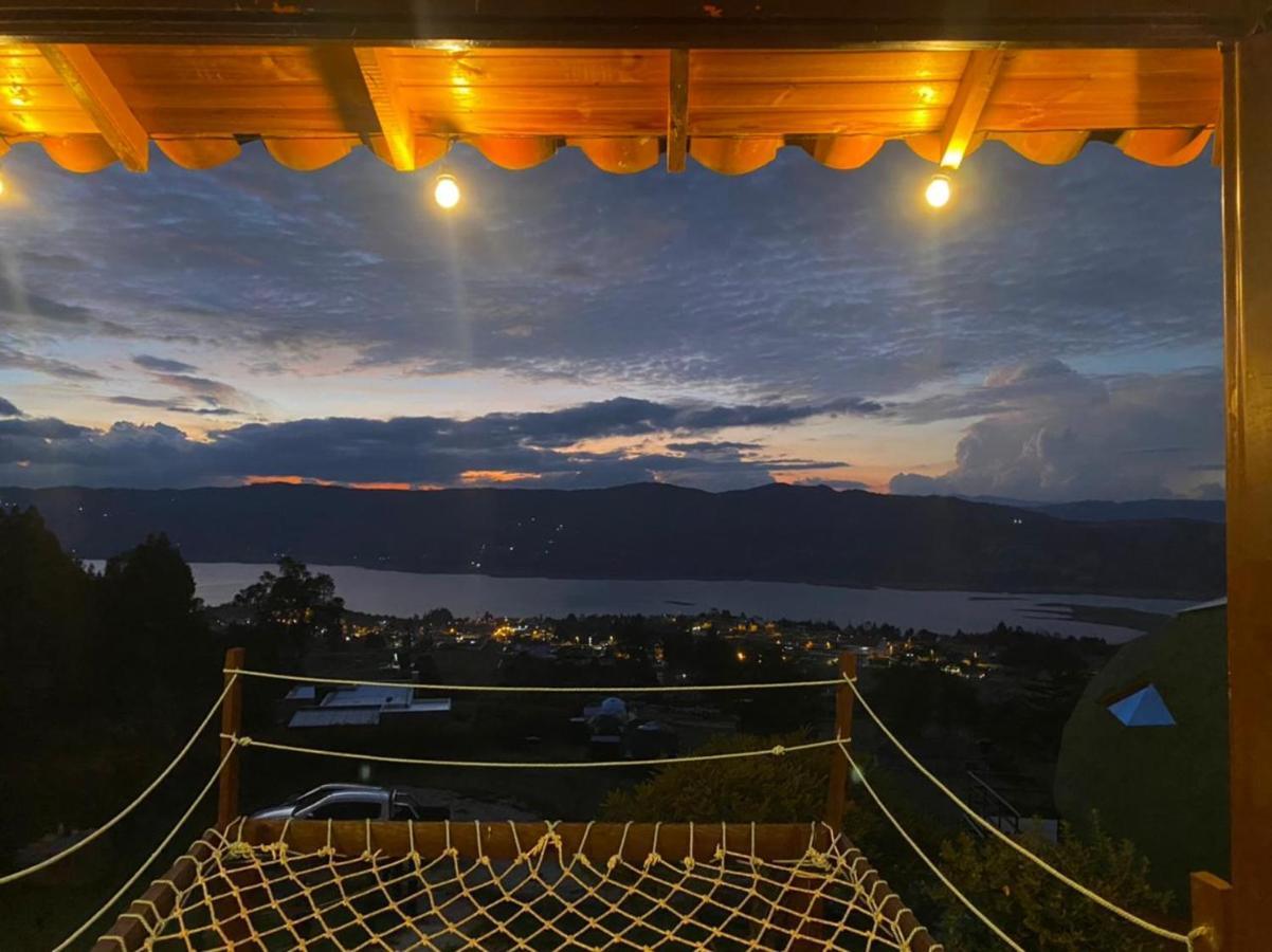 Отель Glamping Sede Campestre Mirador De Pueblo Viejo Гуатавита Экстерьер фото