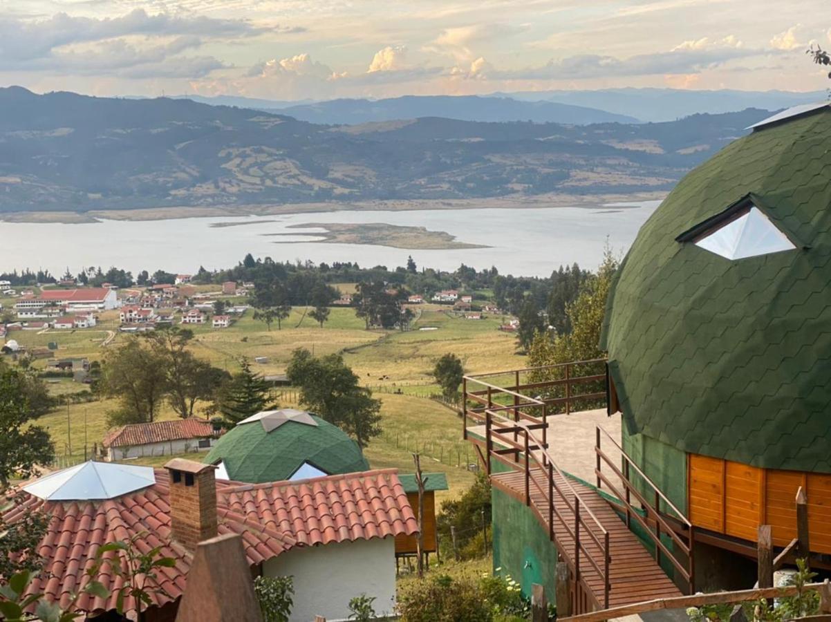 Отель Glamping Sede Campestre Mirador De Pueblo Viejo Гуатавита Экстерьер фото