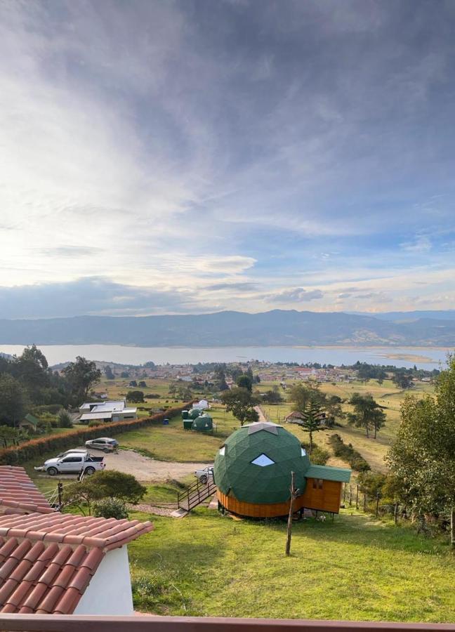Отель Glamping Sede Campestre Mirador De Pueblo Viejo Гуатавита Экстерьер фото