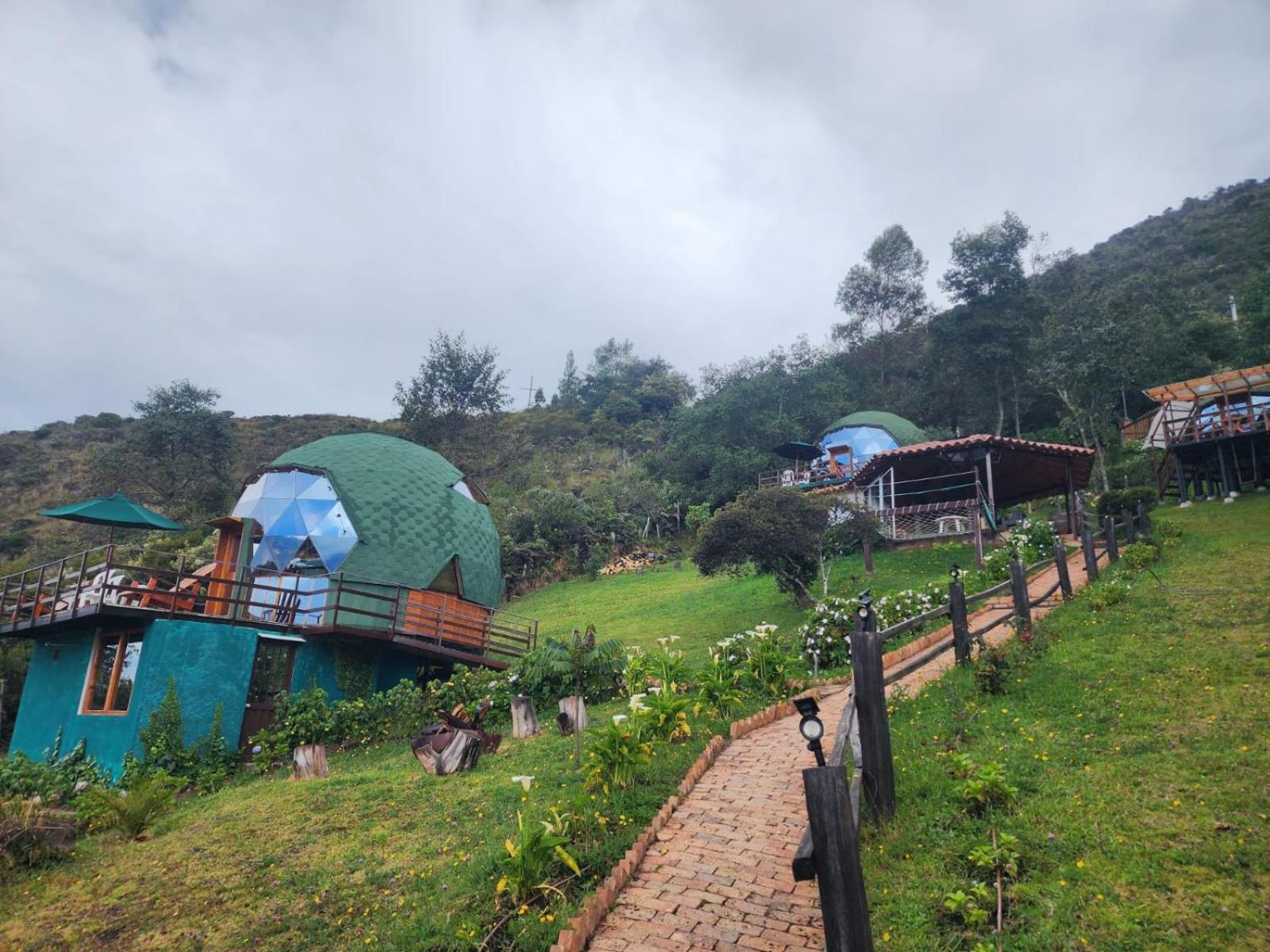 Отель Glamping Sede Campestre Mirador De Pueblo Viejo Гуатавита Экстерьер фото