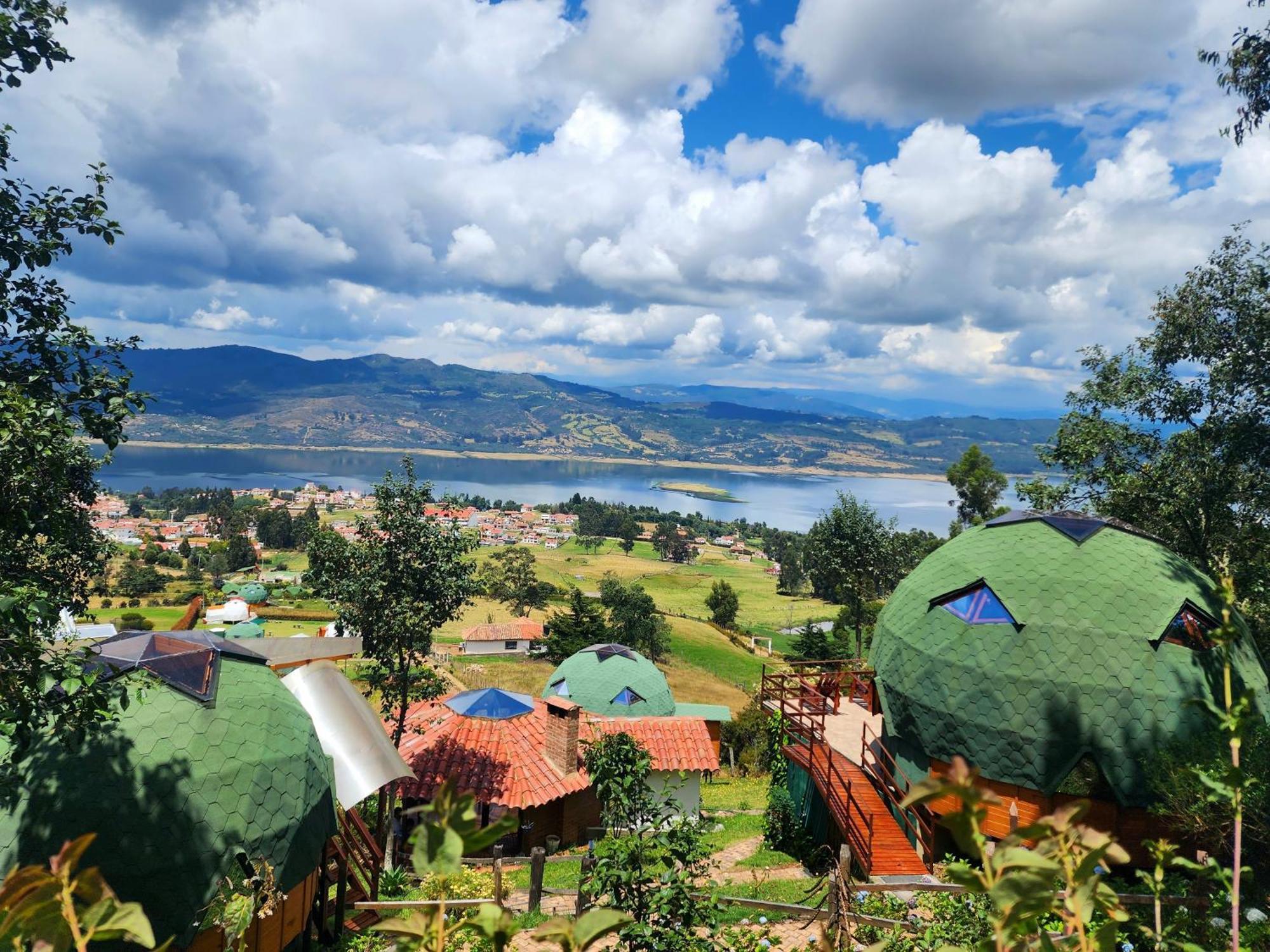 Отель Glamping Sede Campestre Mirador De Pueblo Viejo Гуатавита Экстерьер фото